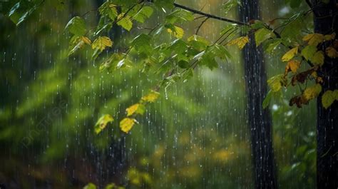 Rain falls on the water - sound effect