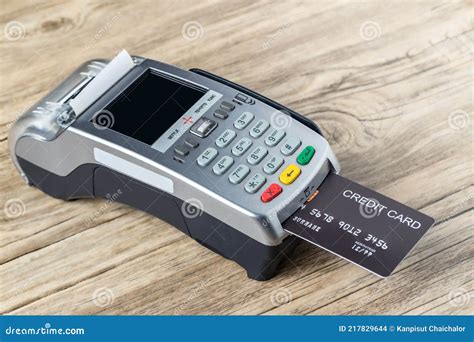 Swipe a credit card through a payment terminal - sound effect