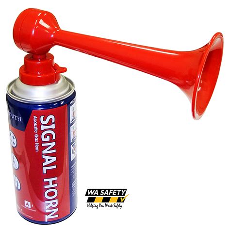 Air horn indoors - sound effect