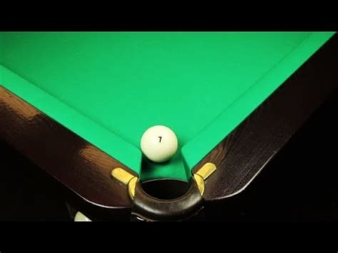 Billiards, the ball falls into the pocket - sound effect