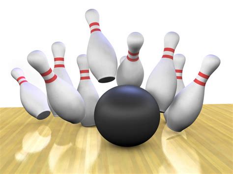 Bowling, small crowd - sound effect