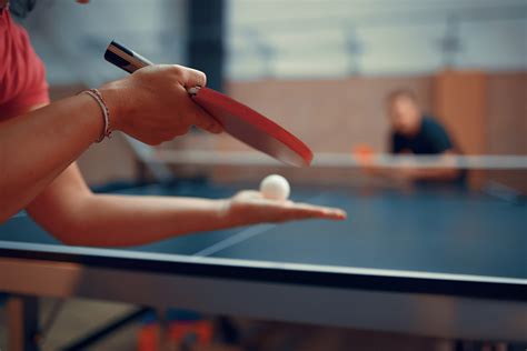 Ping pong game, serve - sound effect