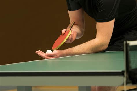 Ping pong game, serve - sound effect