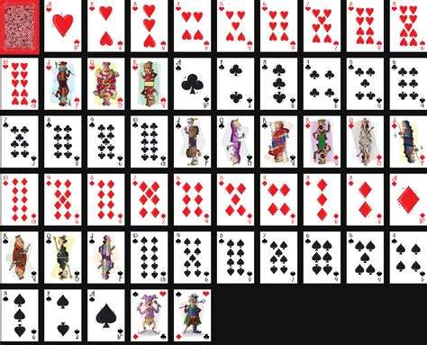 Playing cards lay out (open) - sound effect