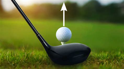 Strong hitting a golf ball - sound effect