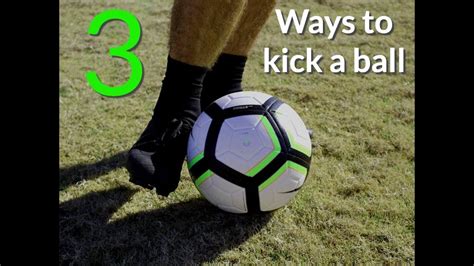 Soccer ball kicks, 3 options - sound effect