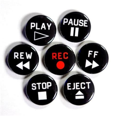 Cassette deck, buttons - sound effect