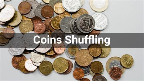 Coin shuffling - sound effect