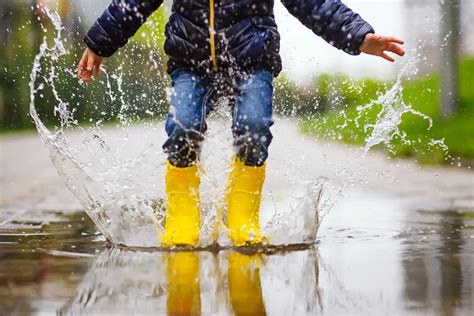 Puddle jumping - sound effect