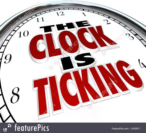 Clock is ticking - sound effect