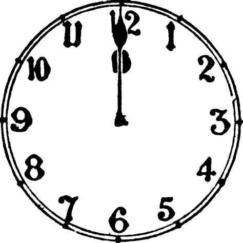 Antique clock strikes 12 o'clock - sound effect
