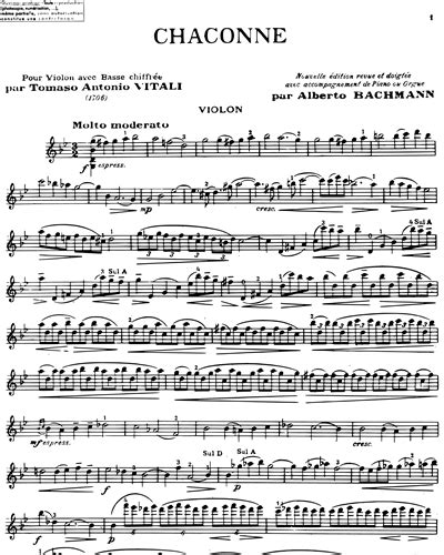 Traditional chaconne music - sound effect