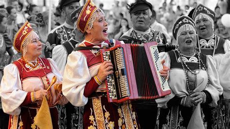 Traditional music russian break - sound effect