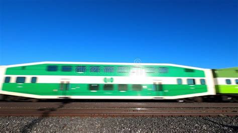 Freight train passes from right to left - sound effect