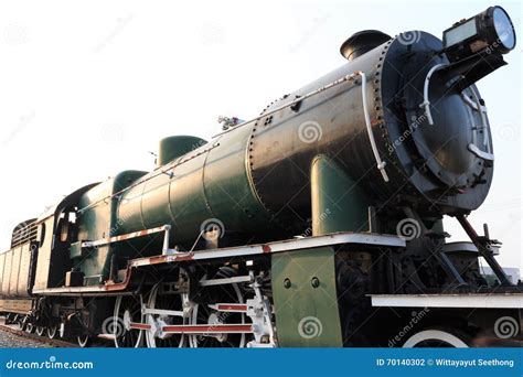 Steam locomotive releasing steam - sound effect