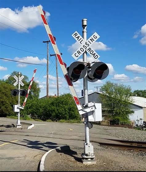 Railway signal at the crossing - sound effect