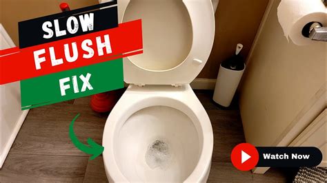 Toilet, slow drain (2) - sound effect