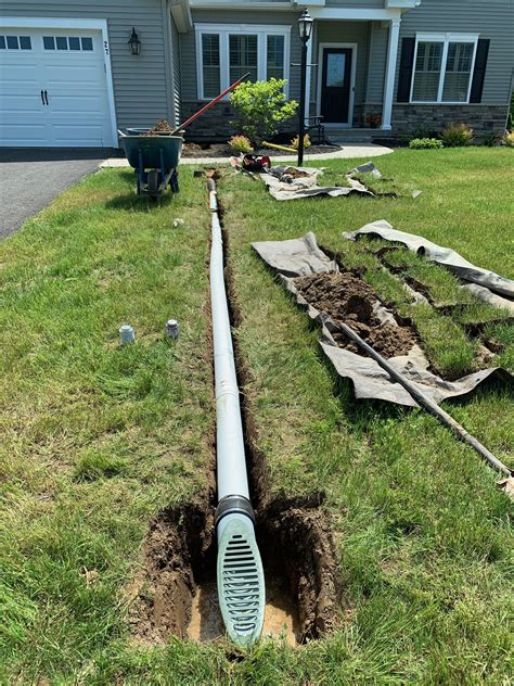 Backyard water drain - sound effect