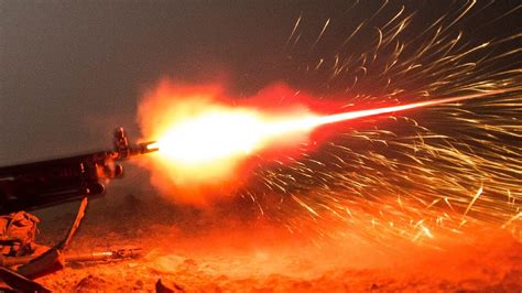 Machine gun burst: return fire - sound effect