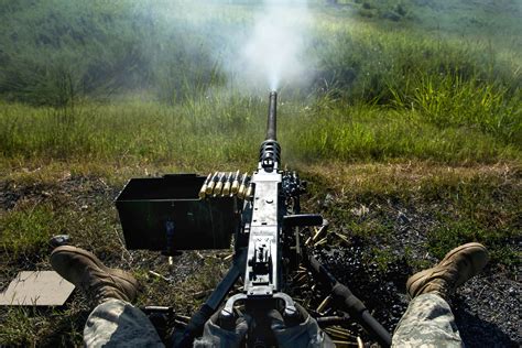 Shooting from a 50-caliber machine gun - sound effect