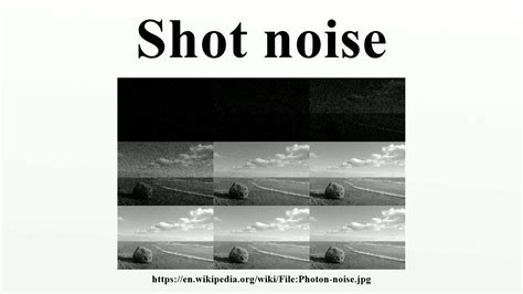Shot, shot noise - sound effect