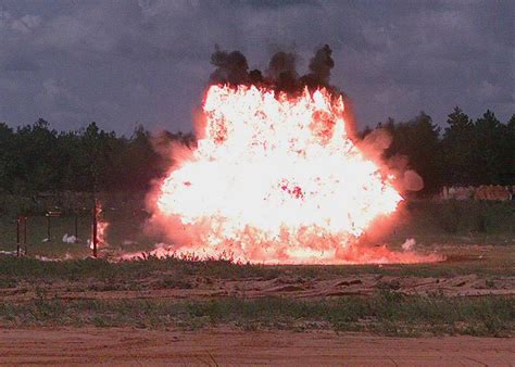 Explosion of 60 grams of explosives - sound effect