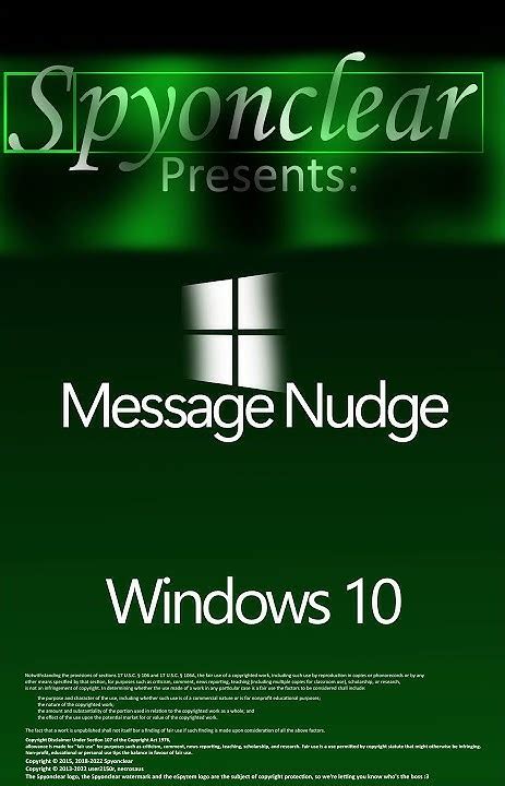 Windows 10 message nudge sound