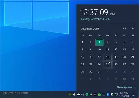 Windows 10 notify calendar sound