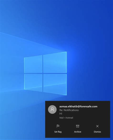 Windows 10 notify sound