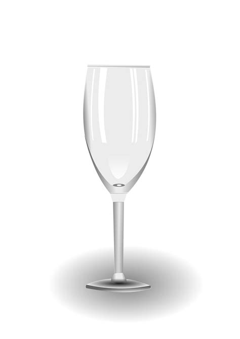 Sound of an empty glass or glass - sound effect