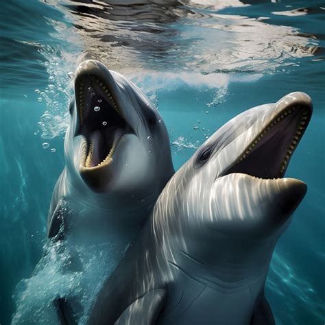 Two singing dolphins - sound effect