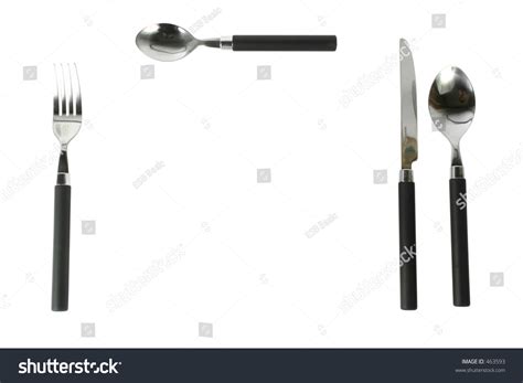 Cutlery laid out - sound effect