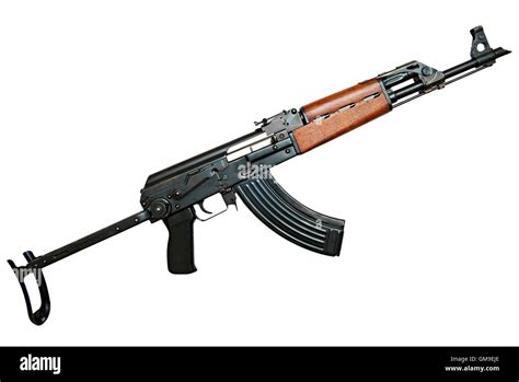 Shooting from an ak-47 assault rifle, a kalashnikov assault rifle - sound effect