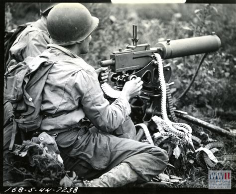 Firing with a. 30 caliber machine gun - sound effect