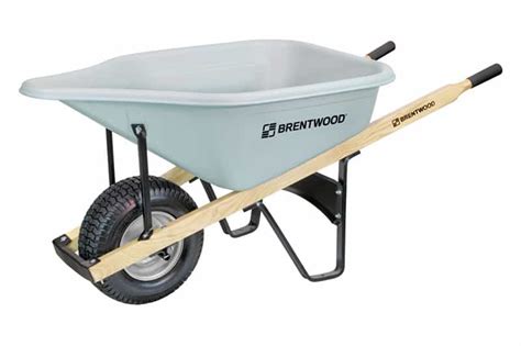 Building material is poured out of a wheelbarrow - sound effect