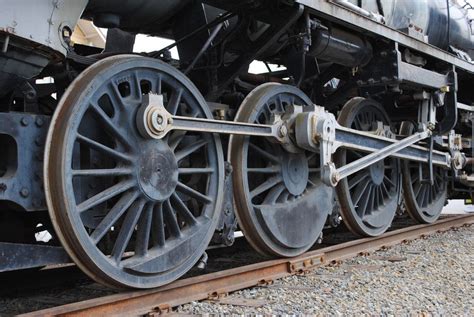 Sound of train wheels at the rail junctions - sound effect