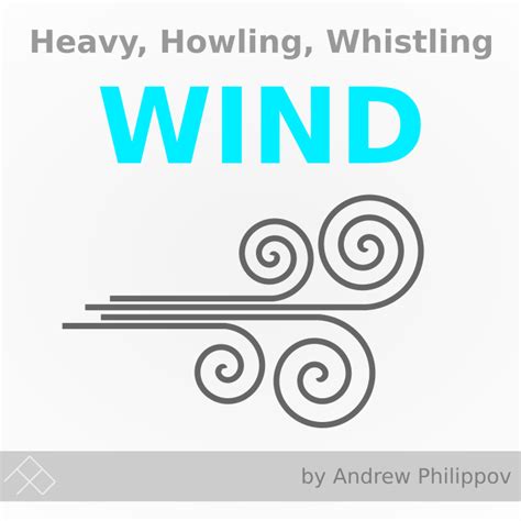 Whistling, gusts, howling wind - sound effect
