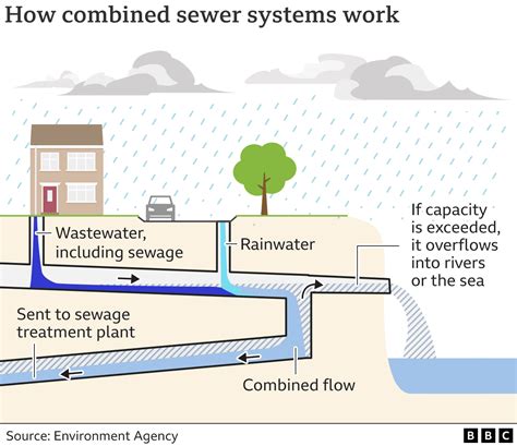 Flow of water into sewer - sound effect