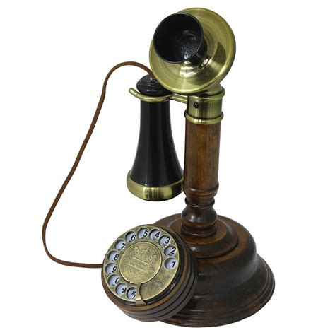 Antique phone from the 50s: pick up the phone and hang up - sound effect
