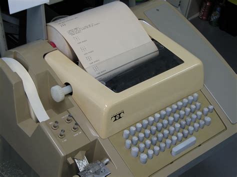 Teletype: punched tape sound