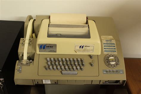 Teletype: punched tape sound