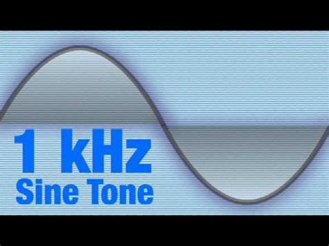 Test tone 1khz, pip (-6db, 1 second) - sound effect