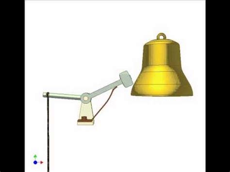 Striking a bell with a long resonance - sound effect