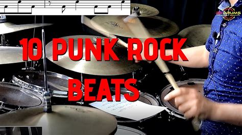 Punk rock drums - sound effect
