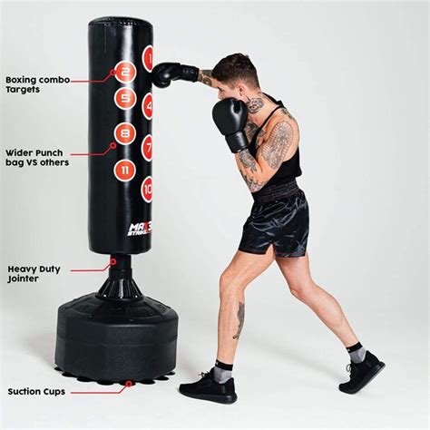 Punching bag punches - sound effect