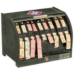 Ticket dispenser, ticket dispenser (antique) - sound effect