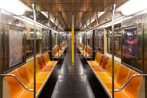 Sound inside the subway car while moving