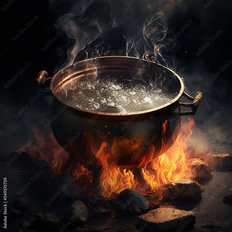 Boiling, cooking in a cauldron (loop) - sound effect