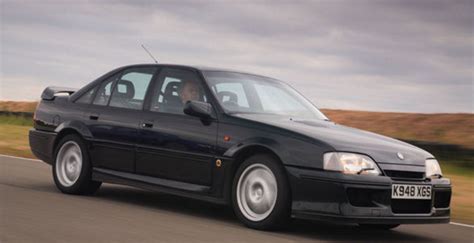 Vauxhall carlton driving slowly from left to right - sound effect