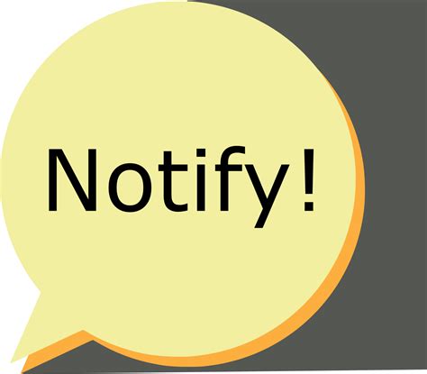 Notify sound effects